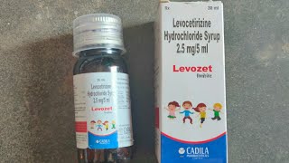 Levocetirizine Hydrochloride 25 mg Syrup  Levozet Syrup [upl. by Thursby]