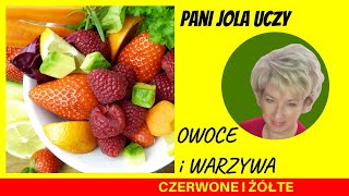 MINI ROZMÓWKI PO POLSKU  OWOCE I WARZYWA  CZERWONE I ŻÓŁTE [upl. by Elli]