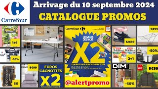 catalogue carrefour spécial maison 10 septembre 2024 ✅ arrivage bricolage linge 🔥 promos deals pub [upl. by Gweneth]