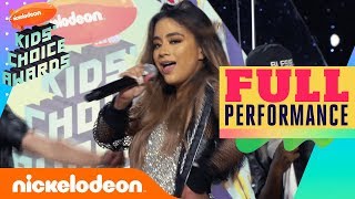 Ally Brooke Performs quotLow Keyquot on Orange Carpet  2019 Kids Choice Awards [upl. by Hsuk]