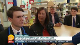 Scottish Students Reveal Their Exam Results  Good Morning Britain [upl. by Suolkcin712]