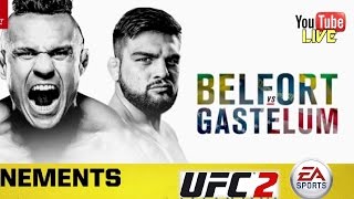 UFC 2 Ps4 Belfort Vs Gastelum Fight Night 106 [upl. by Bolling]