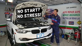 BMW F30 F31 DOES NOT START AFTER TIMING CHAIN REPLACEMENT CYLINDER HEAD REPLACEMENT OR OTHER [upl. by Garald548]