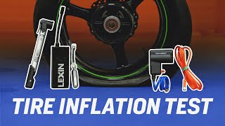 Emergency Motorcycle Tire Inflation Methods Compared  The Shop Manual [upl. by Llenroc427]