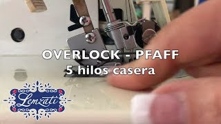 Cambiar el PIE de OVERLOCK SINGER y de maquina PFAFF [upl. by Liggett]