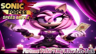 Sonic Forces Speed Battle Fortune Teller Amy Rose Lets Talk [upl. by Afra111]