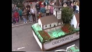 1997 Festumzug zum Jubiläum des Fanfarenzugs der Narrenzunft Oberkirch [upl. by Carena]