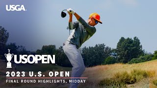 2023 US Open Highlights Final Round Midday [upl. by Ahserb196]