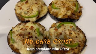 Eggplant Pizza Recipe  The Best Keto Eggplant Pizza  Cheesy Eggplant Pizza [upl. by Ahto]