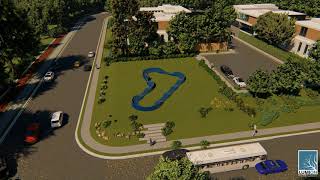 Neighbourhood Pump Track by Parkitect NEW 2022 PARK EDITION NOW AVAILABLE [upl. by Lebbie]