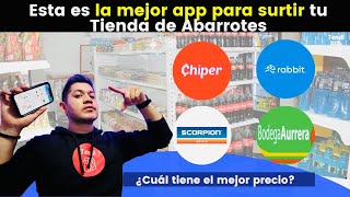 ¿Cuál es la Mejor App para comprar abarrotes por mayoreo Donde Surtir tu tienda Chiper Rabbitmx [upl. by Ativla]