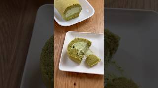 Matcha Cake Roll matcha cakeroll 抹茶 蛋糕捲 [upl. by Ynner68]