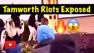 Tamworth Riots  Police And Asylum Seeker Accommodation Attacked [upl. by Olaznog]