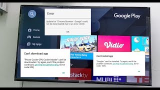 How to Fix All Google Play Store Errors in Smart TV Android TV [upl. by Aramat]