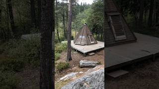 A hut in a Norwegian forest Decided to take a look inside… [upl. by Nodlehs46]