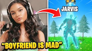 Girlfriend Stream Sniped FaZe Jarvis until he RAGE QUIT FORTNITE [upl. by Iadahs]