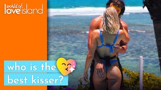 KISSING Booth Challenge 💋 gets the Islanders EXCITED  World of Love Island [upl. by Cruce]