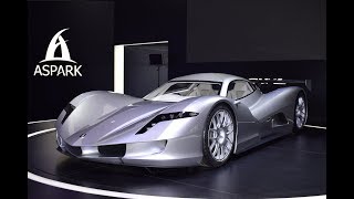 IAA 2017 First Press Day  World Premiere Aspark Owl Hypercar [upl. by Cormac]