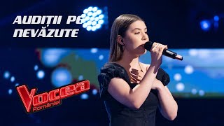 Daria Giurgea  quotOnce Upon a Decemberquot  Audiții pe Nevăzute  Vocea României  Sezonul 12 [upl. by Ahsekahs]