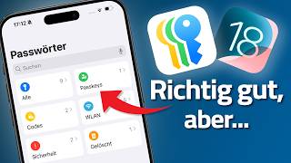 Darum nutze ich Apples neue Passwörter App NICHT iOS 18 [upl. by Aileduab]