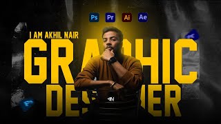 GRAPHIC DESIGNER SHOWREEL  MOTION GRAPHIC  PORTFOLIO  2024  MAAC  AKHIL NAIR AN [upl. by Anahsal]