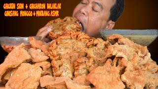 Mesmerizing Asmr Mukbang Savory Chicken Skin And Chicharon Bulaklak Feast [upl. by Jodie]