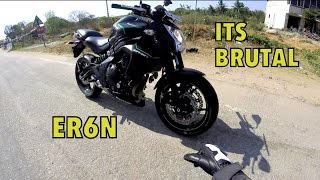 KAWASAKI ER6N REVIEW  First Ride Impressions  BIGBANG BIKER [upl. by Eatnhoj]