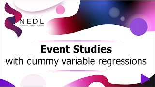 Event Studies with dummy variable regressions Excel [upl. by Attenoj]