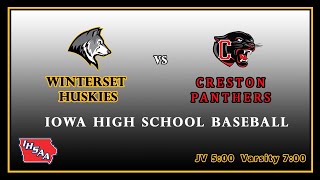 Varsity BaseballWinterset VS Creston [upl. by Pleione960]