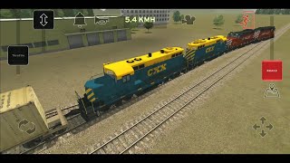 Train and rail yard simulator 2  Scenario 3 All Locomotives amp Rail carsWagons [upl. by Arramas]