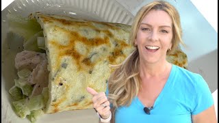 I tried it Making viral Cottage cheese flatbread [upl. by Trebron]