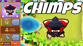 Simple Chimps Strategy For Polyphemus Chimps in Bloons TD 6 [upl. by Thill954]