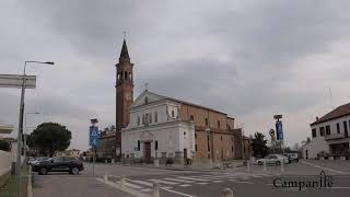 Campane della chiesa di SantAndrea di Campodarsego PD rintocchi delle 17 [upl. by Yajet23]