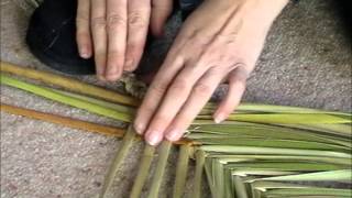 Wahakura weaving step by step part one [upl. by Atinauj]