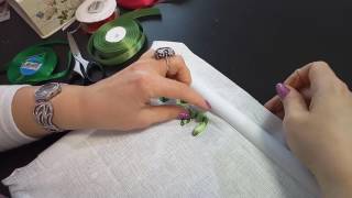 Первые шаги в вышивке лентами First steps in embroiding with ribbon [upl. by Assile328]