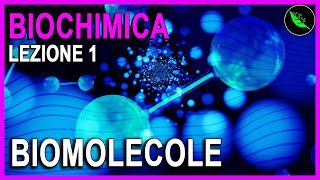 Introduzione alla BIOCHIMICA le BIOMOLECOLE  LACQUA e le sue PROPRIETA BIOCHIMICA Lezione 1 [upl. by Borg]