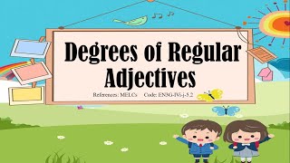 Learn Grade 3  English  Adjectives [upl. by Hogle628]