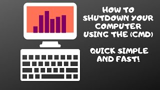 How to shut down your computer via Command prompt CMD [upl. by Alyek769]