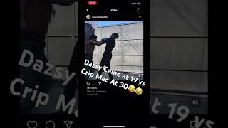 Dazsy Caine red gloves Vs Crip Mac in the ring who u got  😂😂 Dazsy 👌🏽😂 Cripmac boxing [upl. by Galitea552]