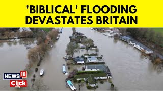 UK Flood News  Several Villages Across United Kingdom Are Currently Flooded  English News  N18V [upl. by Alyal]