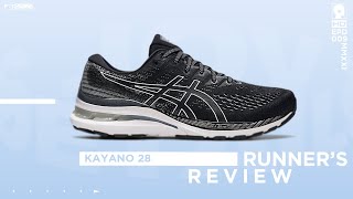 ASICS Kayano 28  Runners Review  Fit2Run [upl. by Emearg]