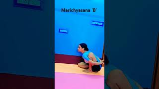 Marichyasana B healthy yogaposes love fitnessinspiration motivation [upl. by Newhall604]