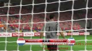 Keylor Navas en la Liga Española HD PES 2014 [upl. by Edlihtam264]