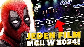 BREAKING Jeden Film MCU w 2024 Roku Zmiana Daty Premiery Filmów MARVELA [upl. by Paddie134]