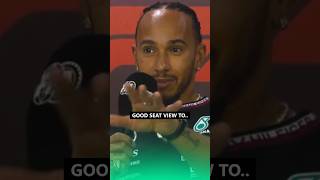 Lewis wants a good seat view to watch Lando amp Max battling 😆 f1 formula1 source F1TV [upl. by Luht]