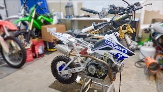 INSANE PIT BIKE MOD BUILD BBR UPGRADES [upl. by Verbenia987]