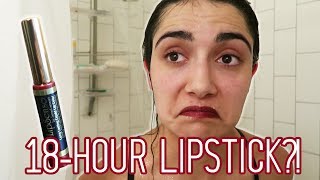 I Tried 18Hour Lipstick [upl. by Annerahs]