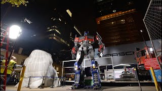 Transformers Rise of the Beasts  Optimus Prime and Primal Statue Timelapse at SXSW [upl. by Suzann825]