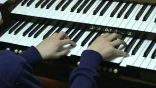 Bach  Prelude amp fugue in A minor  BWV 559 played by Gert [upl. by Adlen]