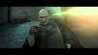 Harry Potter vs Lord Voldemort Final Battle  Harry Potter and the Deathly Hallows Part 2 [upl. by Rasaec]